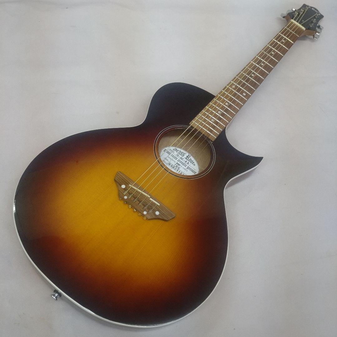 GrassRoots G-AC-45 レスポールシェイプアコギ！【美品】 GrassRoots G-AC-45 Cherry Sunburst（新品/送料無料）【楽器検索