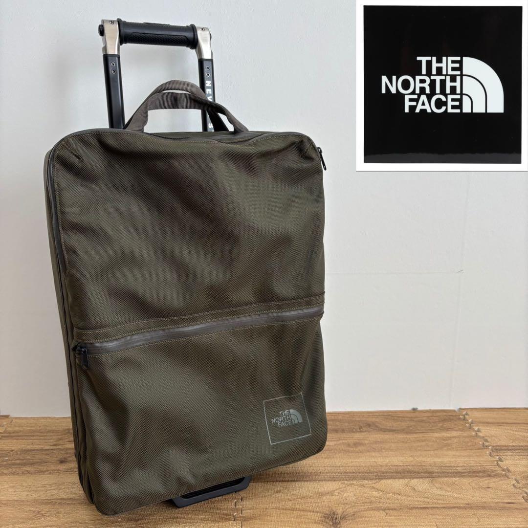 美品　ノースフェイス　シャトルローラー　キャリーバッグ　2輪　機内持込 ハンドル ノースフェイス シャトルローラー キャリーバッグ 2輪 機内持込