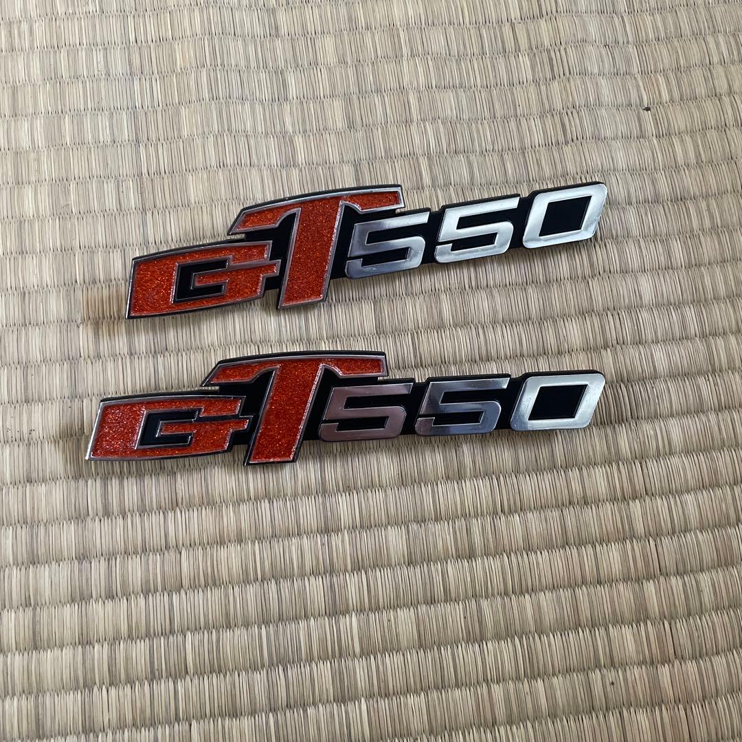 スズキ　gt550 エンブレム Sold Ebay Suzuki GT 550 Sidecover Badge 5213