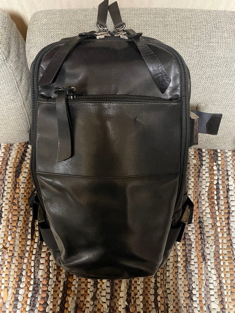 KATSUYUKI KODAMA 大容量　本革バックパック PACK-1 leather backpack (for 16inch pc)カツユキコダマのアイ