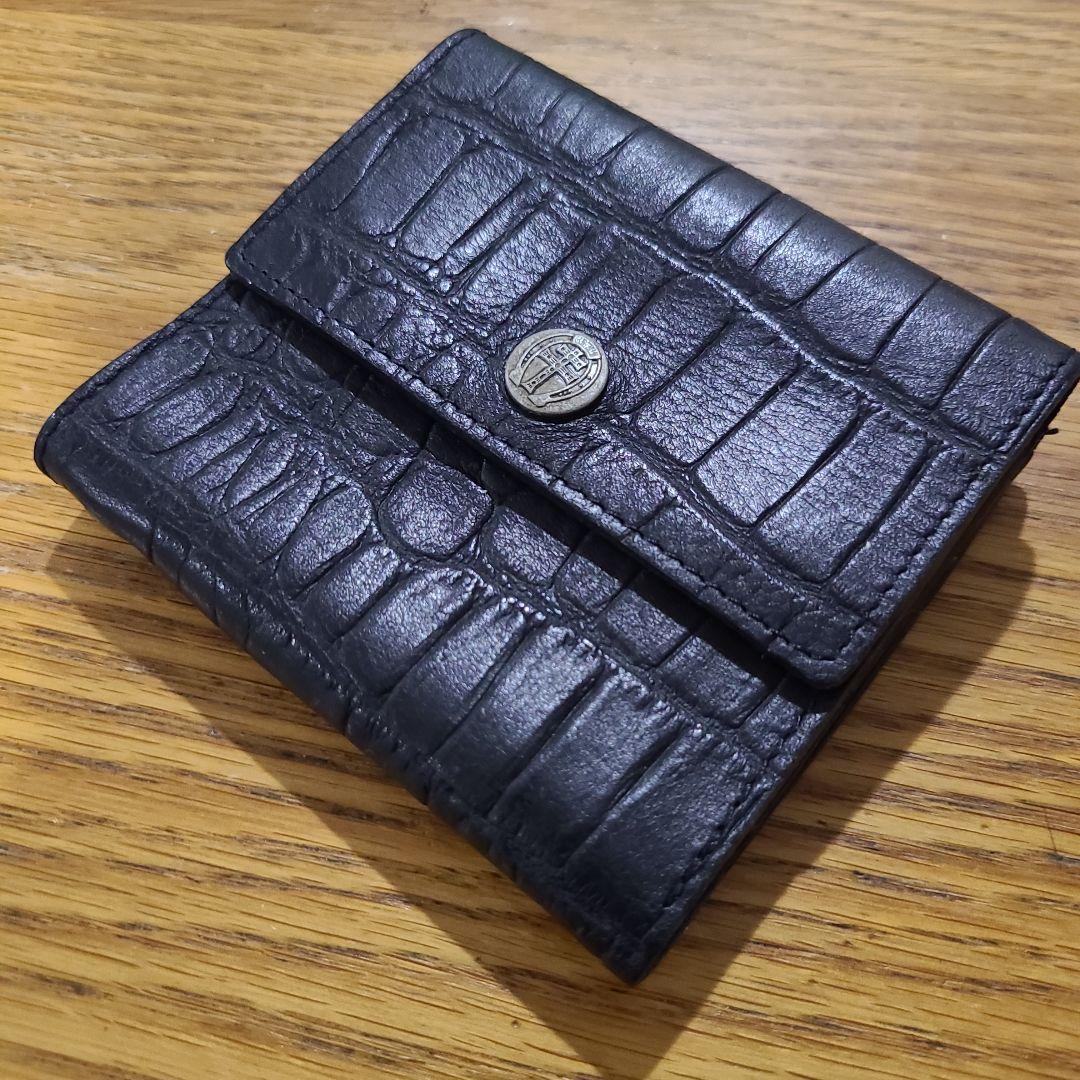 THE CRIMIE レザー 二つ折り財布 クロコダイル クロコダイル2つ折りウォレット(無双)[M0801M] クロコダイルレザー