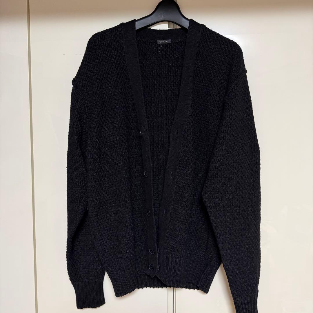 ◆試着のみ◆comoli◆コモリ◆2025ss◆5Gニットカーディガンサイズ1 ◇試着のみ◇comoli◇コモリ◇2025ss◇5Gニットカーディガンサイズ1