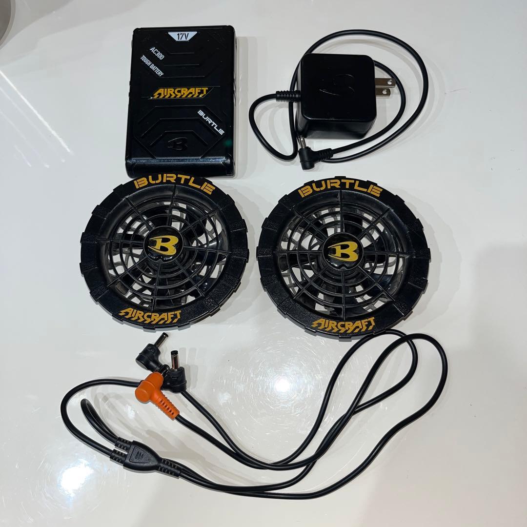 BURTLE AIRCRAFT 17Vファンセット 在庫限り】バートル AC300/AC311 エアークラフト専用17Vバッテリー
