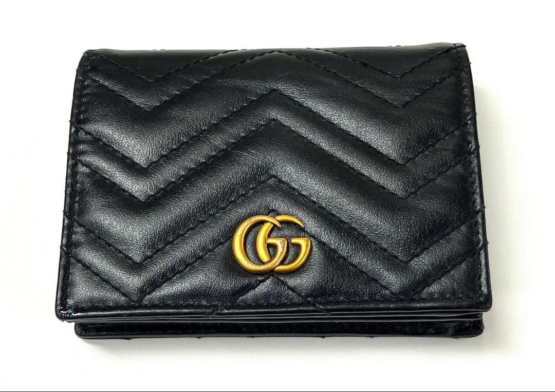 GUCCI 二つ折り財布 キルティング マーモントGG レザー GUCCI（グッチ） 二つ折り財布 GG MARMONT GG マーモント 466492 DTD1T