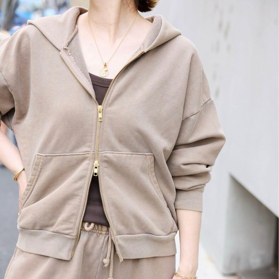 新品未使用Deuxieme classe アッシャーエルエーパーカー DEUXIEME CLASSE - Deuxieme Classe Jersey パーカーの通販 by haru's