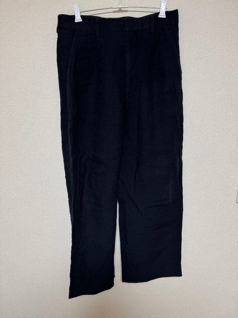 Auralee Linen Silk Tweed Slacksネイビー AURALEE LINEN SILK TWEED SLACKS – Chum!