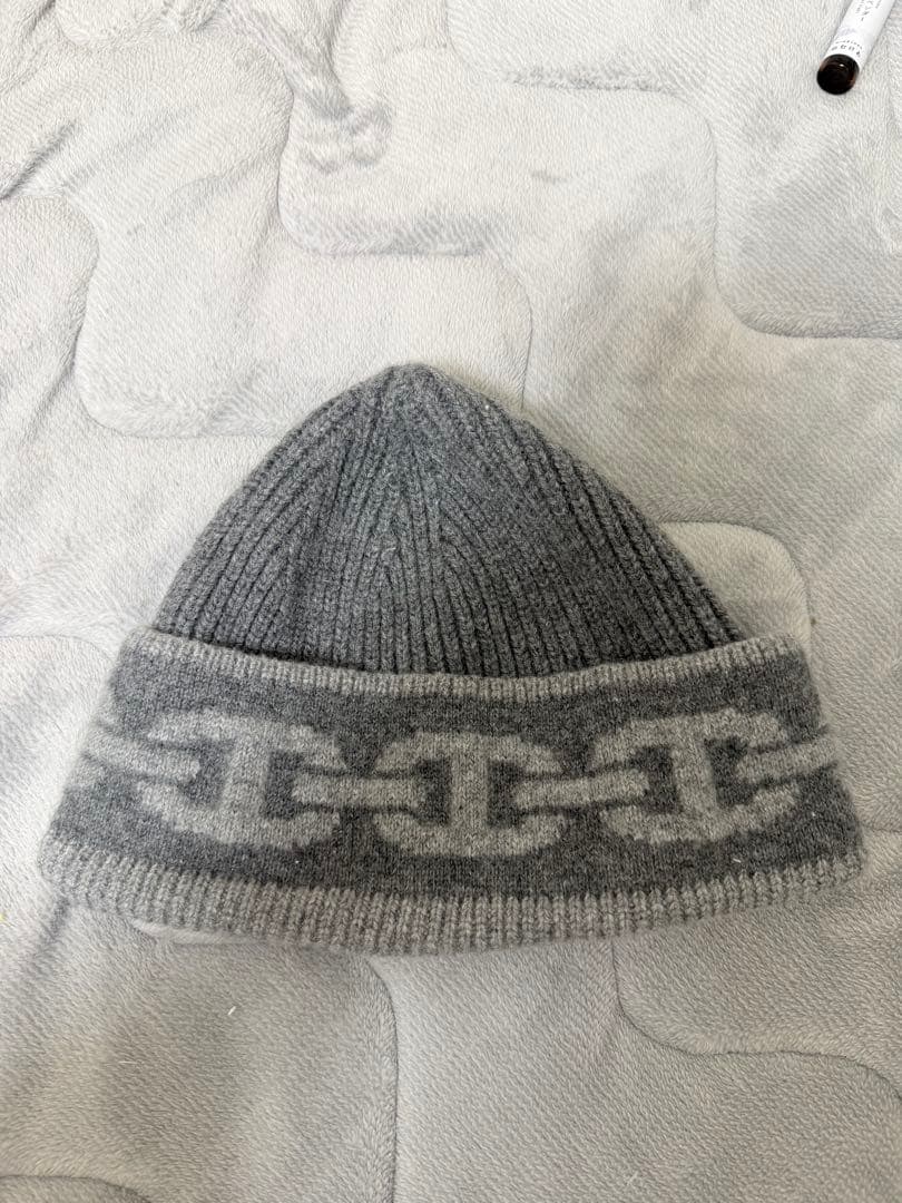 サクラエルメス　カシミヤニット帽　グレー　Sサイズ 31841937_1.jpg