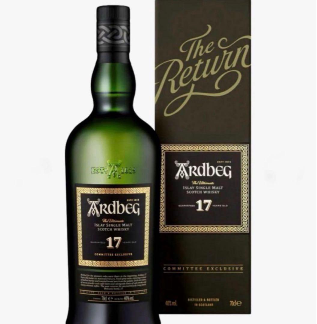 【新品未開封】アードベッグ 17年 700ml 箱付き アードベック17年 1997年、アードベッグ蒸留所の操業再開後初めてリリースされた伝説の
