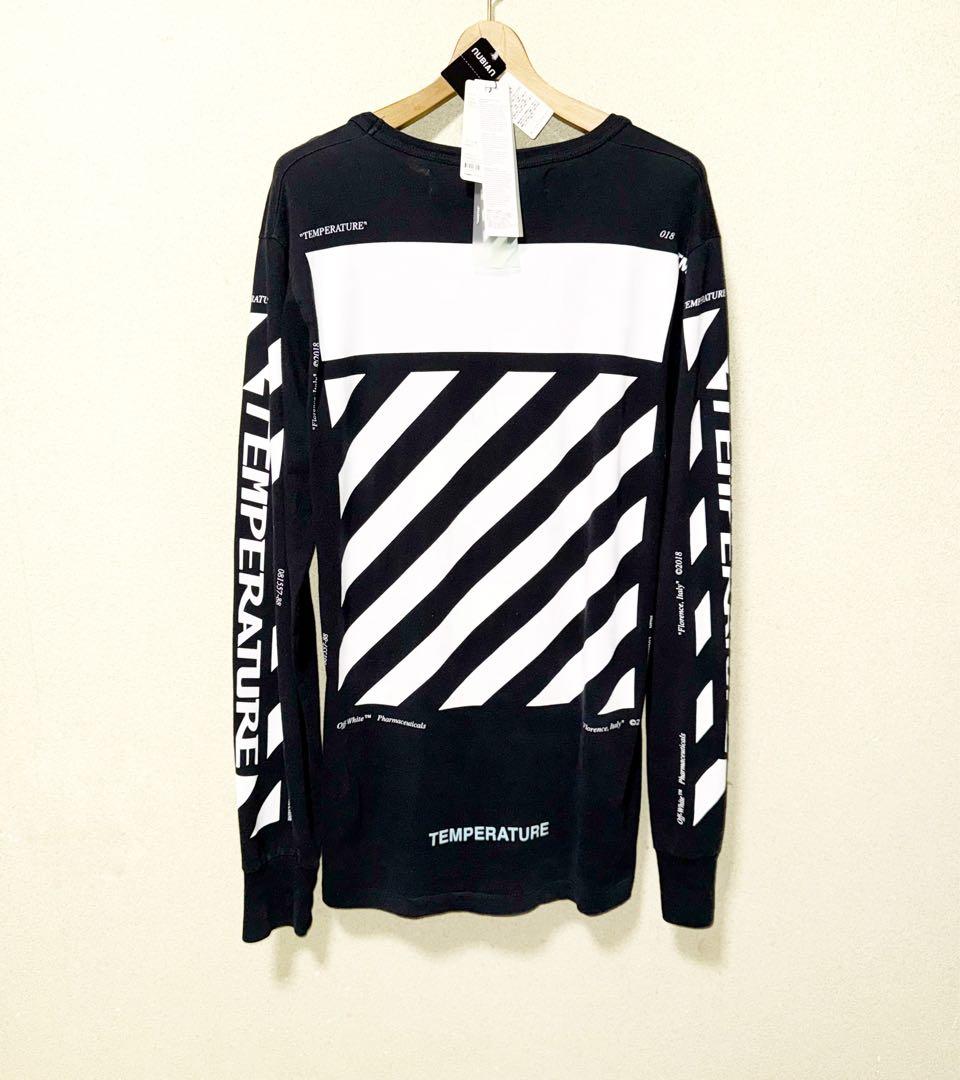 【タグ完備】OFF-WHITE 18SS 総柄プリントロンT Mサイズ 楽天市場】off-white オフホワイト ロンt（柄プリント）の通販
