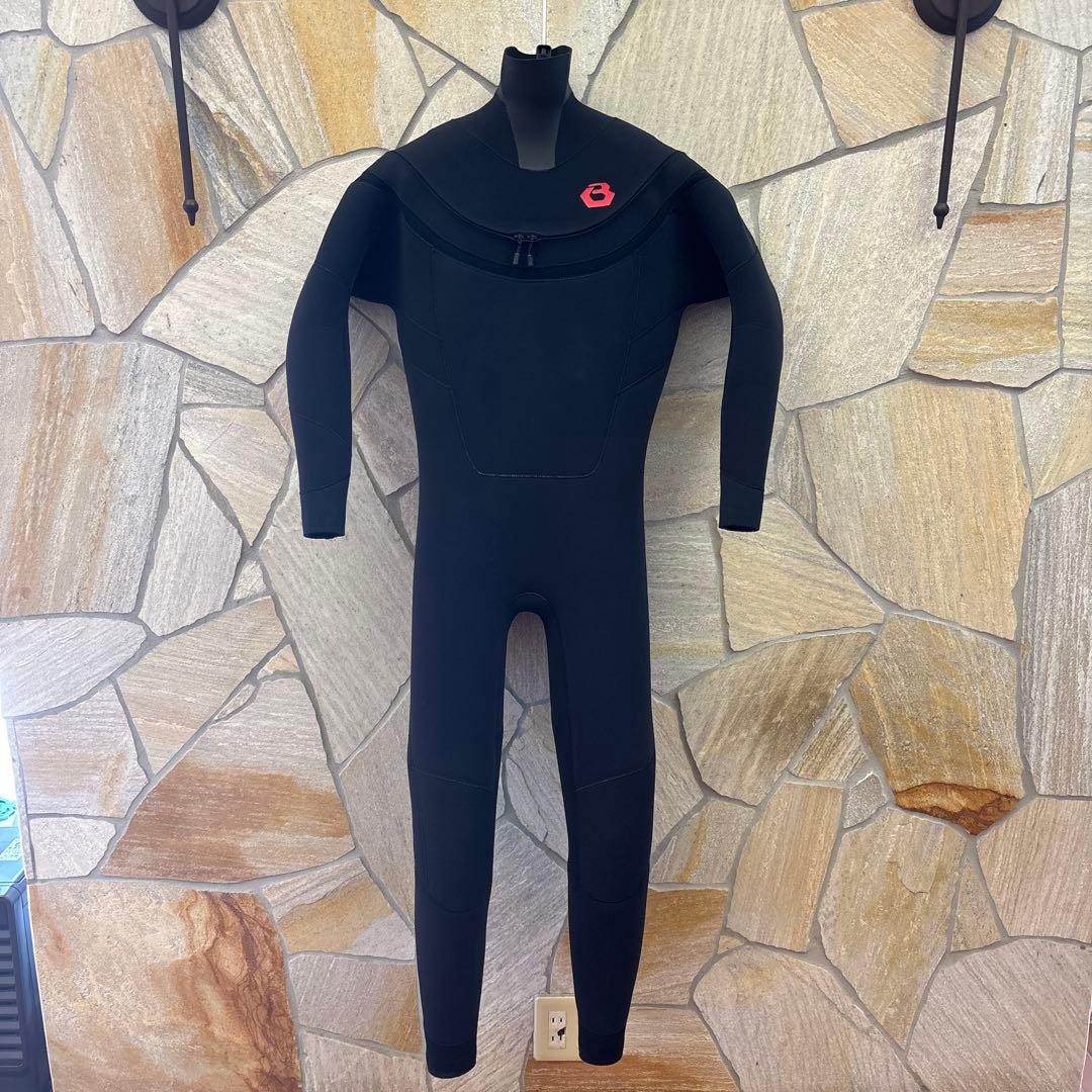 BEWET ブラック セミドライスーツ SURFBOARD BANK限定 BEWET ビーウェット T4ZIP 5/3MM 22-23モデル