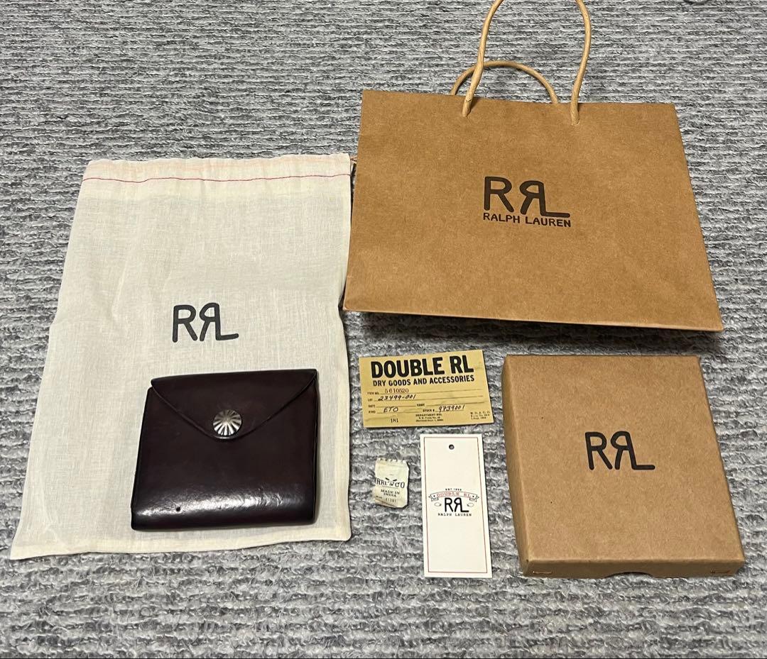 RRL ダブルアールエル コンチョウォレット 財布 希少】RRL ダブルアールエル コンチョウォレット 財布 イタリア製