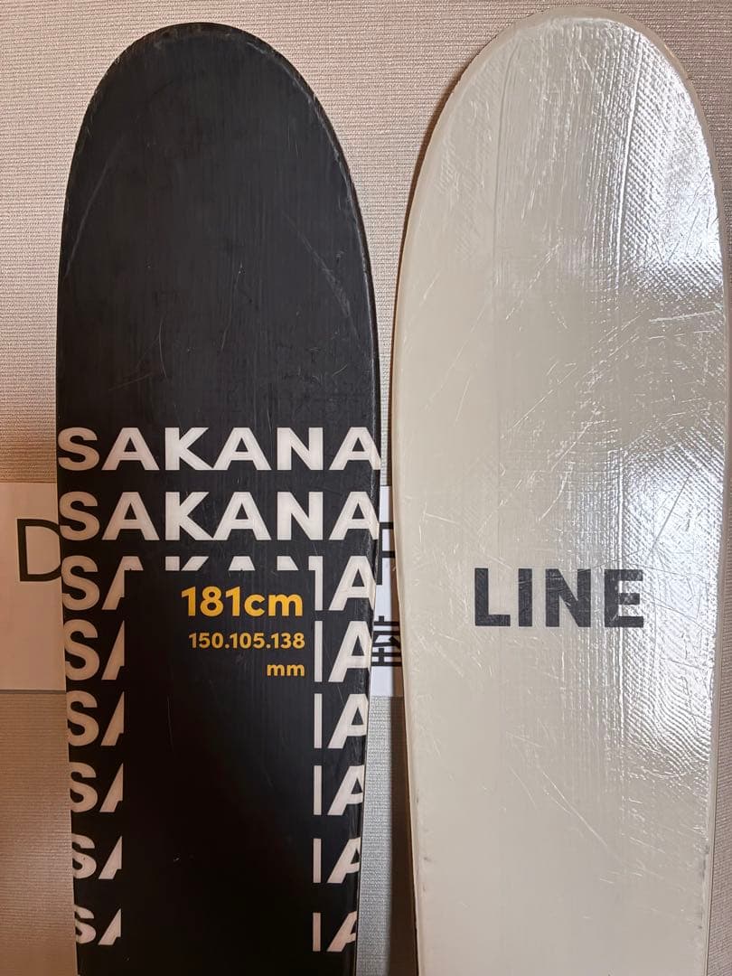 LINE SAKANA スキー板 181cm テレマークNTN - メルカリ