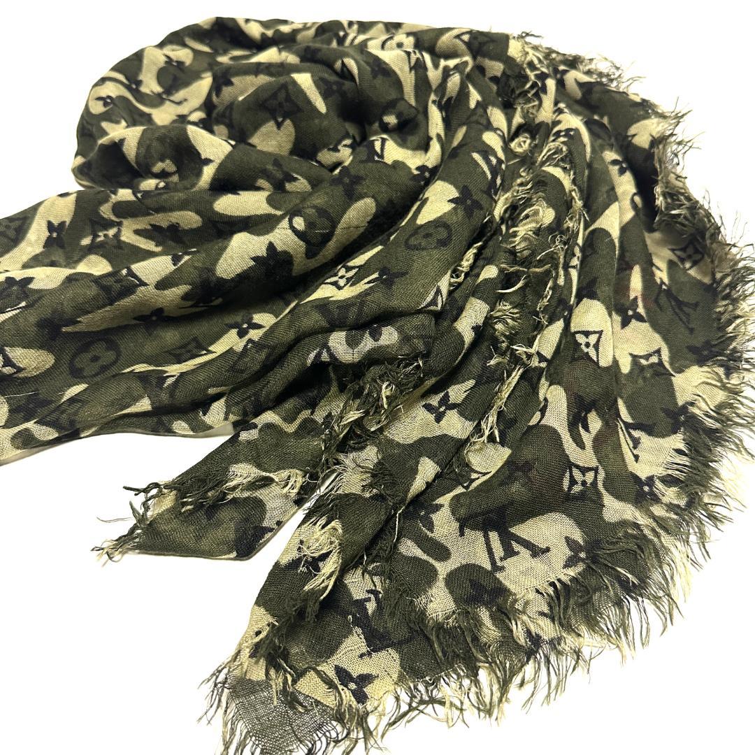 【超希少】Louis Vuitton ルイヴィトン 村上隆 スカーフ カモフラ LOUIS VUITTON（ルイ・ヴィトン） LOUIS VITTON スカーフ コスミック