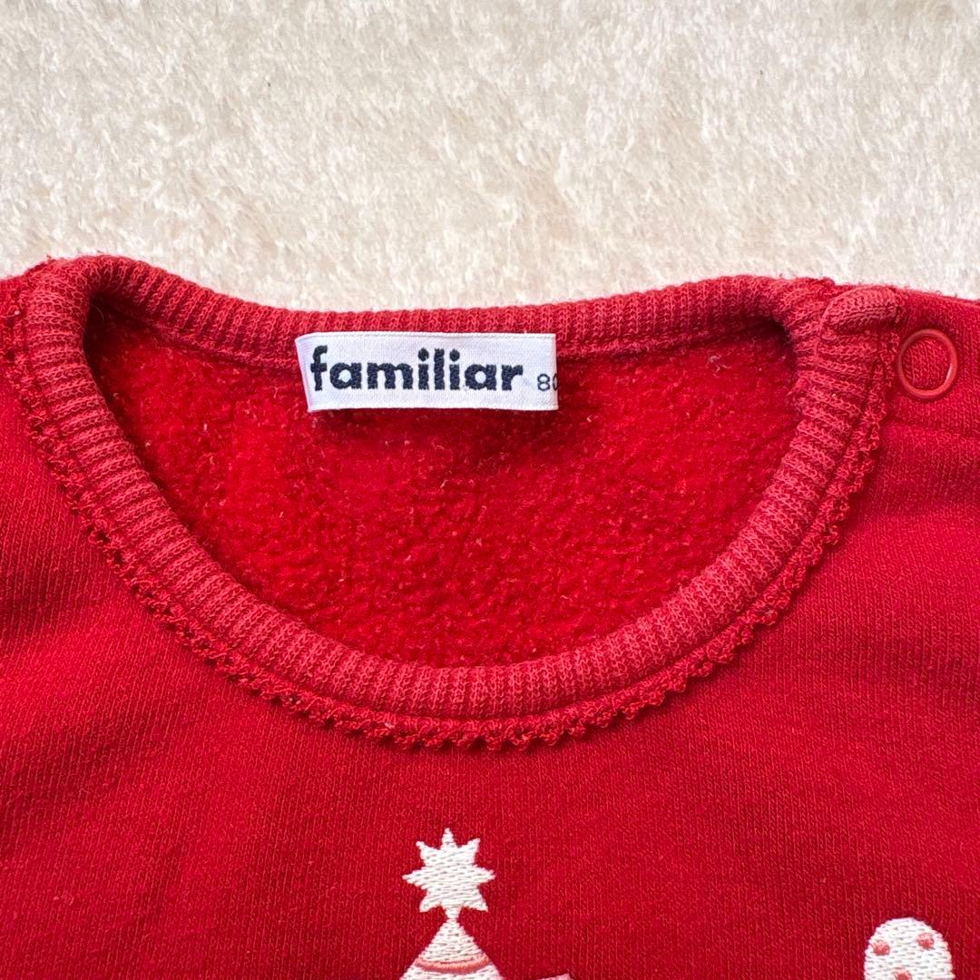 ファミリア♡トレーナー赤 - メルカリ