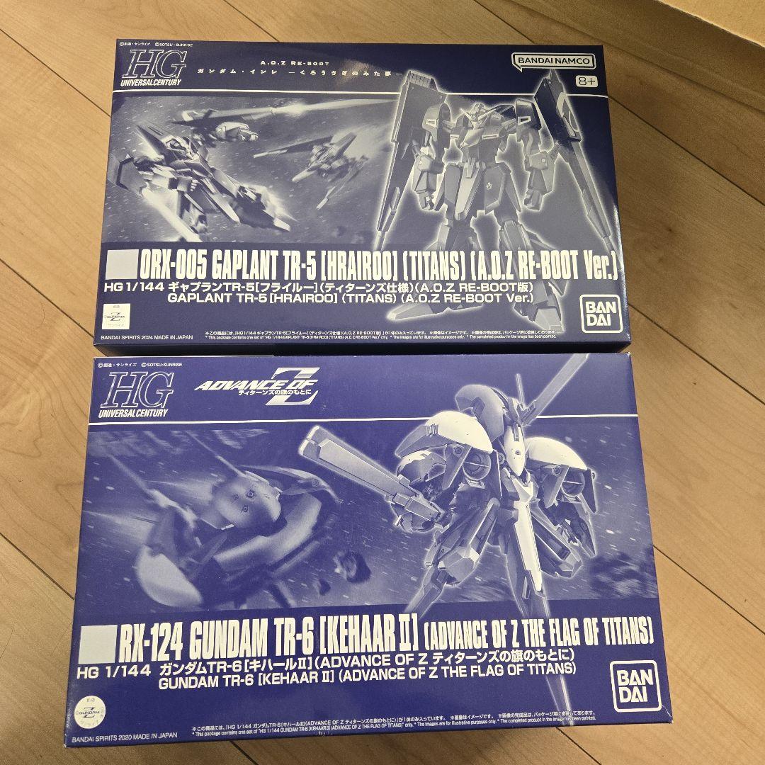 ア*い様 HGギャプランTR-5 & ガンダムTR-6(キハールⅡ) セット ガンプラ「HG ギャプランTR-5［フライルー］ギガンティック・アーム