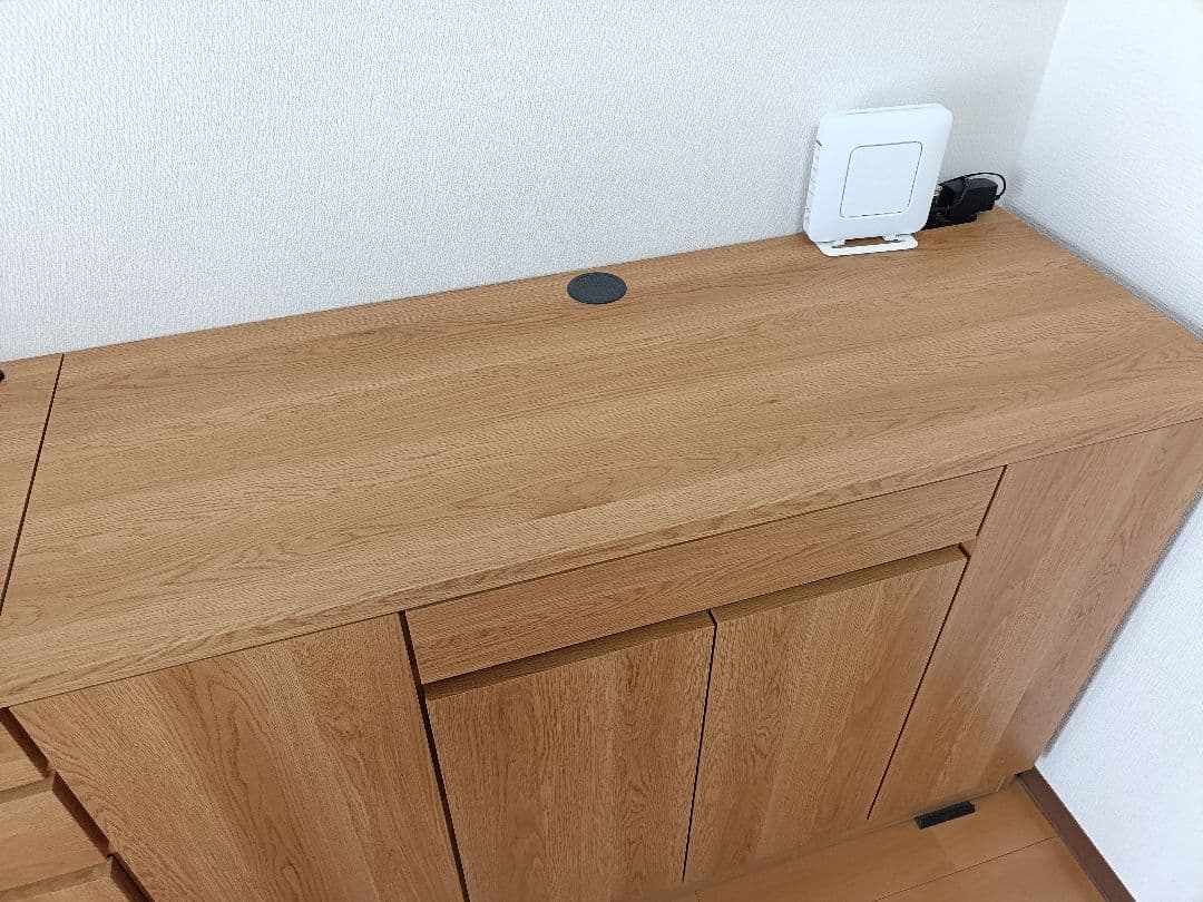 ベルメゾン リビングキャビネット プリンター収納