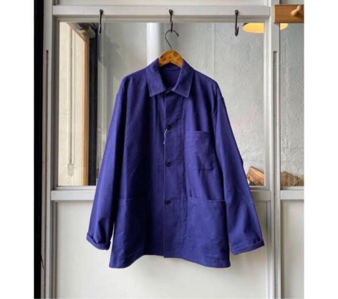 COMOLI　コットンネルワークジャケット Loyal Blue COMOLI (コモリ) コットンネル ワークジャケット