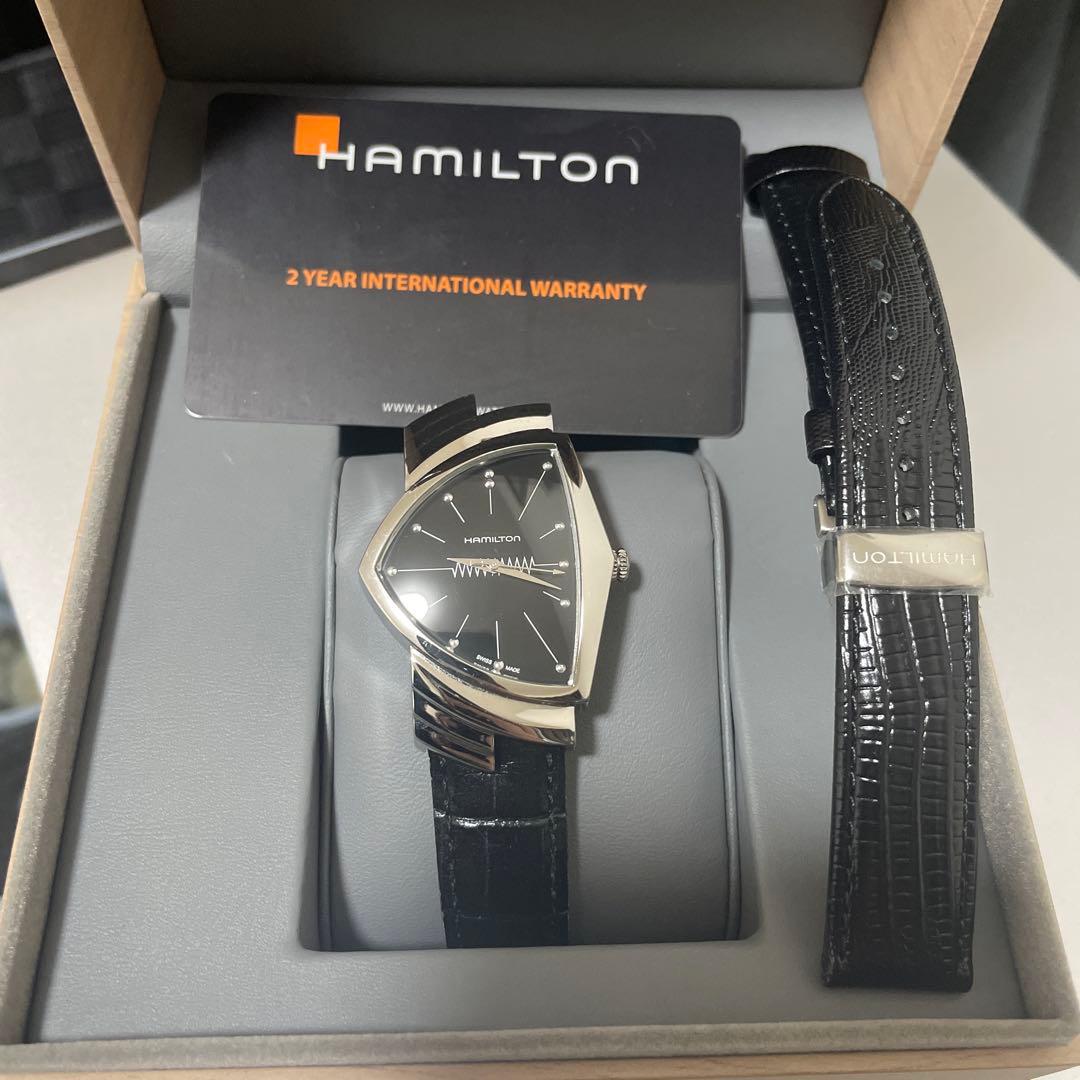 ハミルトンベンチュラ ベンチュラ Quartz - ダイヤルカラー:ブラック - H24301731 | Hamilton