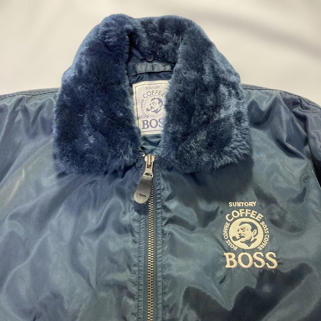 美品希少 SUNTORY BOSS ボス フライトジャケット MA-1 B-15