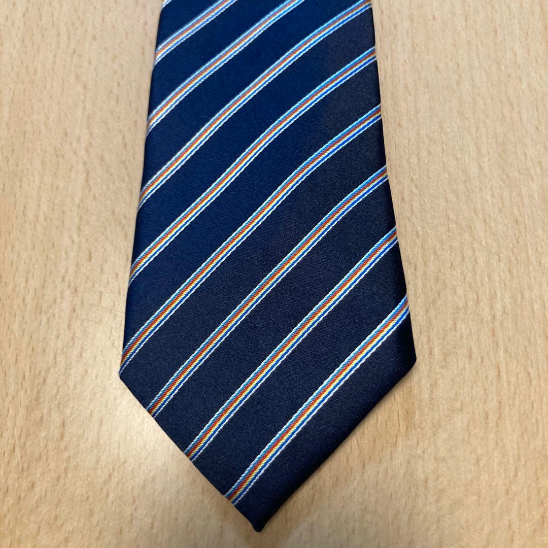 Paul Smith ポールスミス ネクタイ ネイビー ストライプ - メルカリ