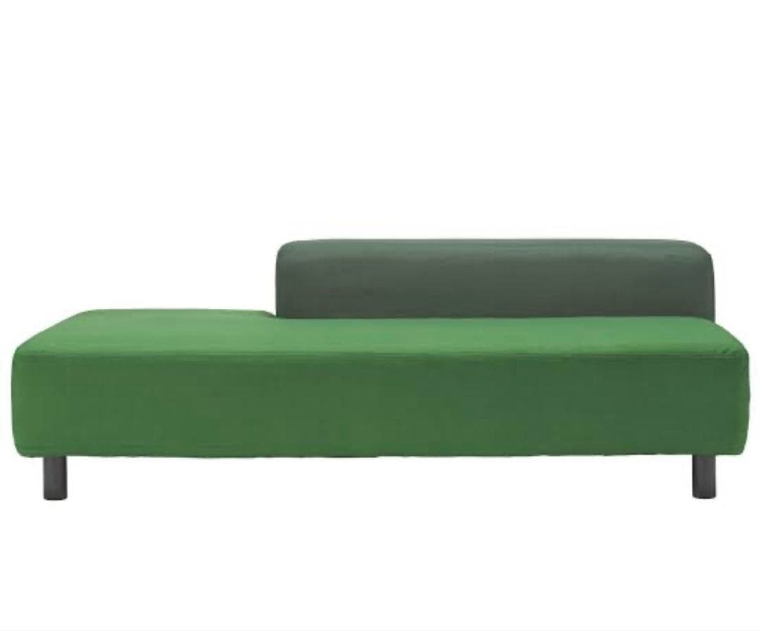 無印良品 MUJI ソファベンチ本体用カバー Lグリーン×Dグリーン 無印良品】シンプルイズベスト！ソファベンチが入荷いたしました