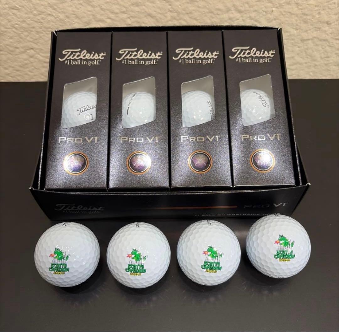 スコッティキャメロン 限定 タイトリスト PRO V1 ゴジラ 1ダース SCOTTY CAMERON スコッティキャメロン 限定 ヒッツ ロゴボール