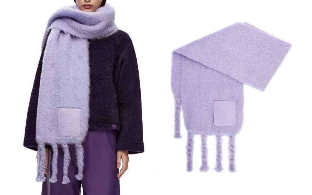 loewe　アナグラム　ロゴパッチ　マフラー 中古・古着通販】LOEWE (ロエベ) Anagram Patch Scarf / アナグラム