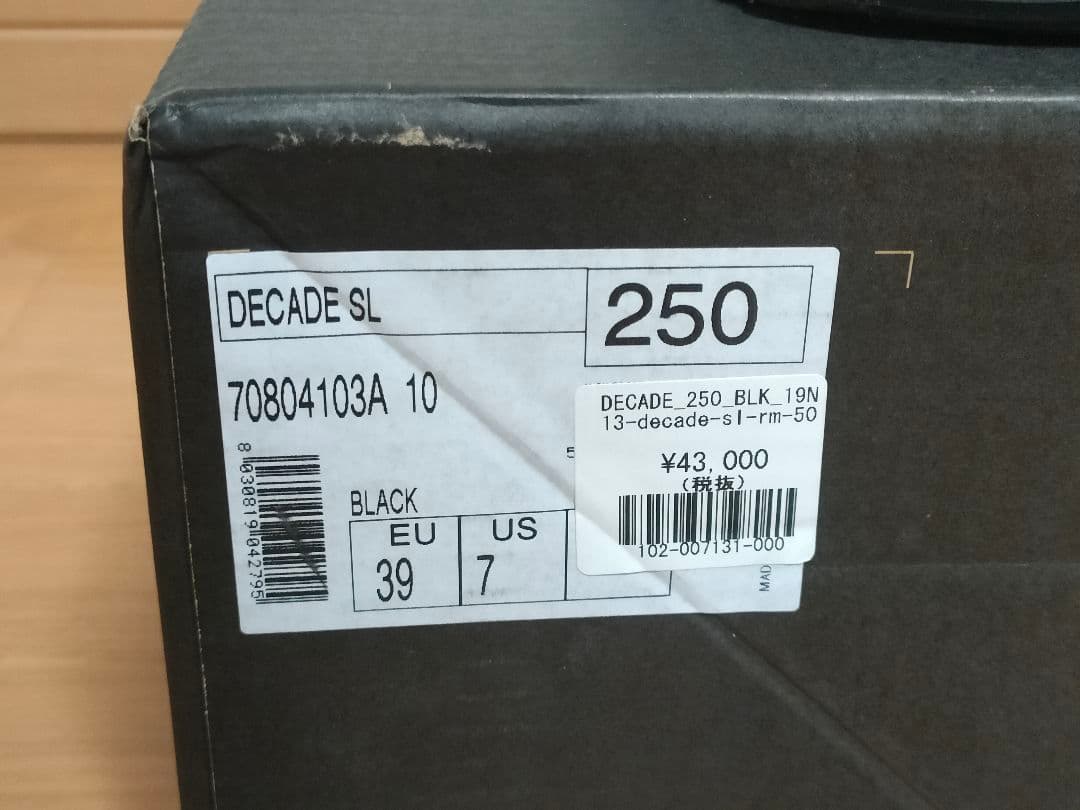 northwave DECADE SL 25.0cm 美品 2〜3回使用のみ