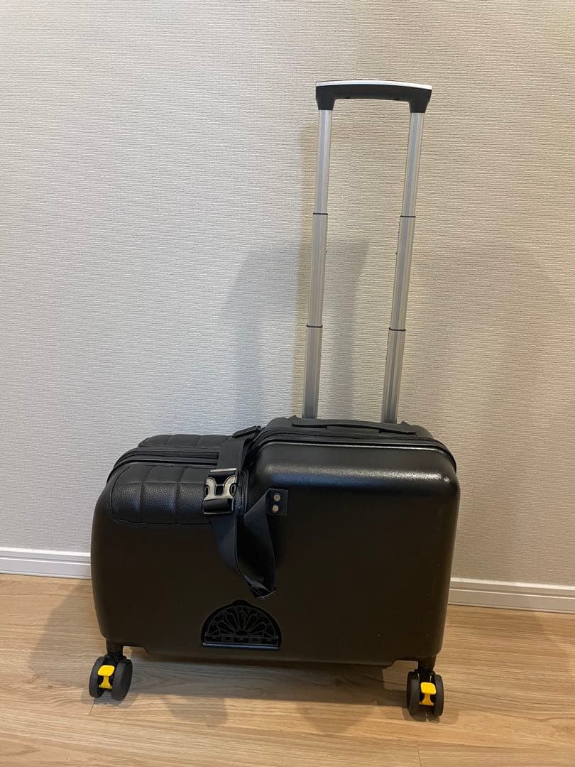 キッズトラベル　mini ブラック　黒　機内持込　スーツケース キッズトラベル ミニ（機内持ち込みOK）｜旅行も空港も快適・子どもが