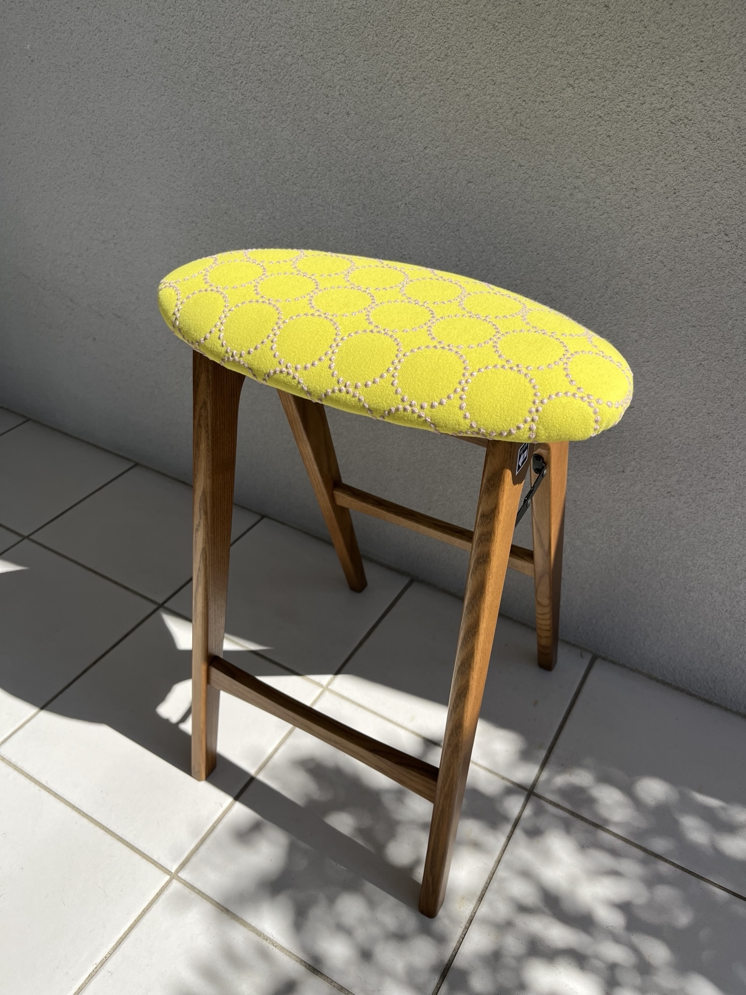 ミナペルホネン タンバリン dop ブルー スツール ハンドメイド チェア