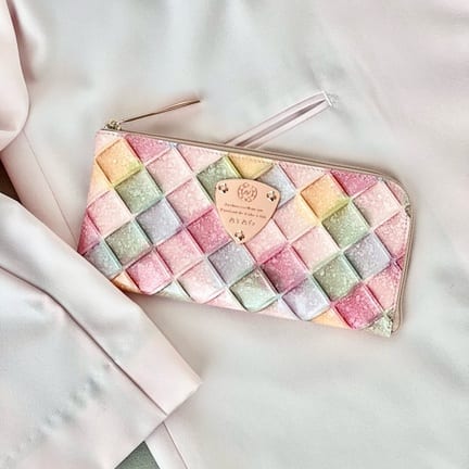 ゆめかわ色の新作財布『limoブロックパーティ』 - コケッコー豆太郎